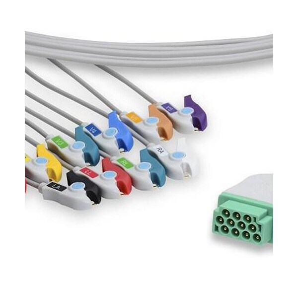 Ilc Replacement for Marquette Eagle Direct-connect EKG Cables Pinch/grabber EAGLE DIRECT-CONNECT EKG CABLES PINCH/GRABBER MAR - main